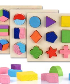 Geometric Educational Wooden Puzzle Toy