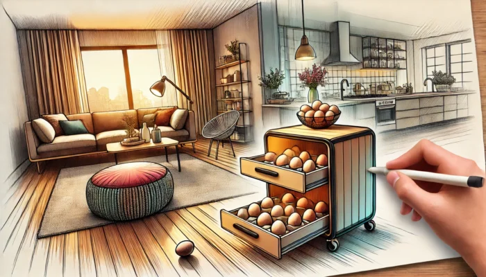 How Floor Sofas and Rolling Egg Storage Units Are Revolutionising